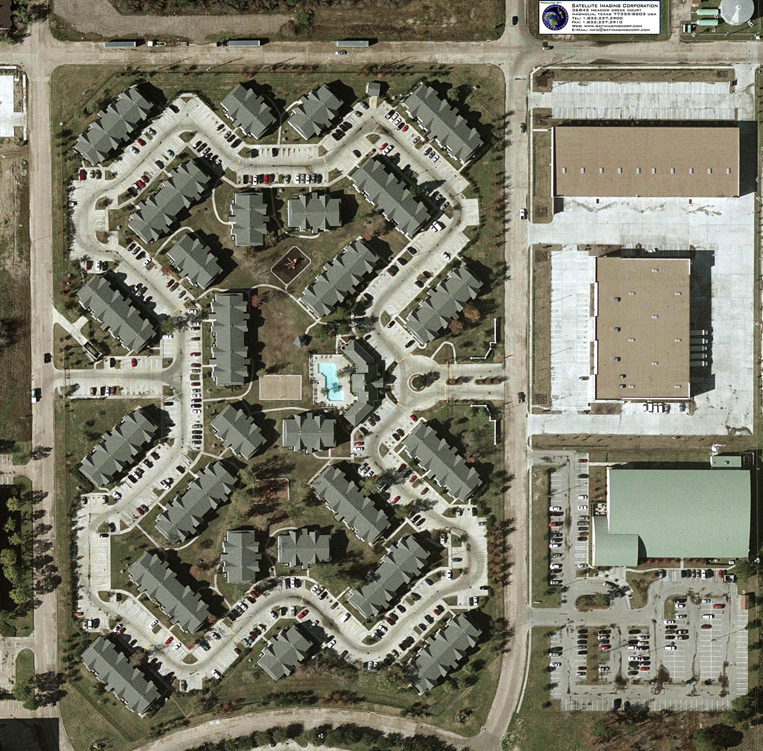 Digital Aerial Photograph of Houston, Texas Satellite Imaging Corp