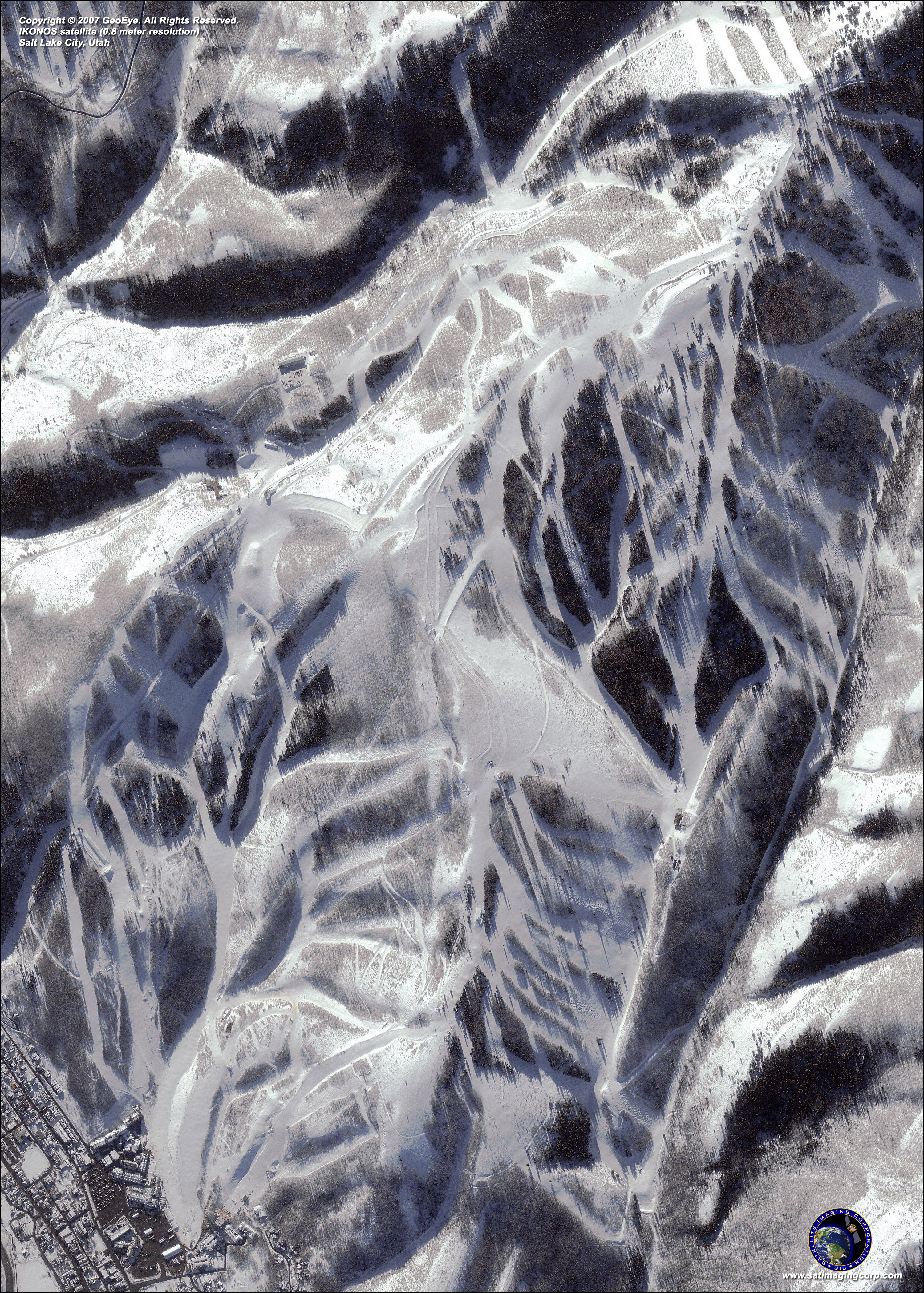 IKONOS Satellite Image of Salt Lake City, Utah Satellite Imaging Corp