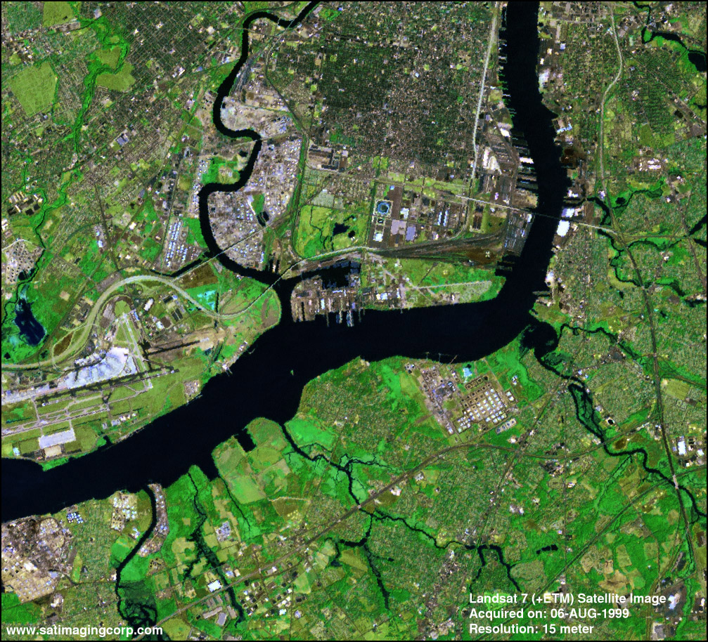 landsat tm7 15m philadelphia